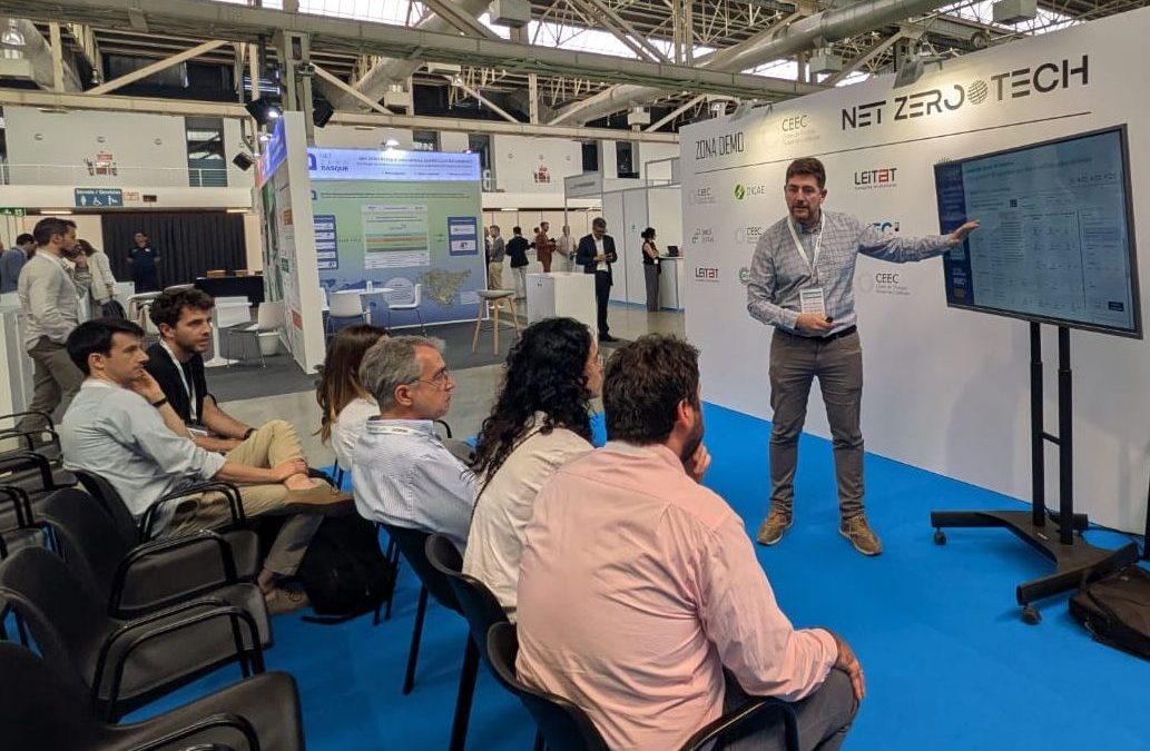 presentar la plataforma RETABIT a l'espai Demo del Clúster de l'Energia Eficient de Catalunya dins la fira Net Zero Tech